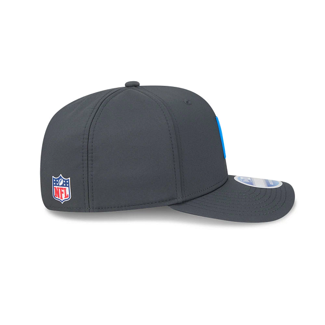 Detroit Lions NFL New Era Men Charcoal 9Seventy 2025 Sideline Stretch Snapback product image 6, provided for visual