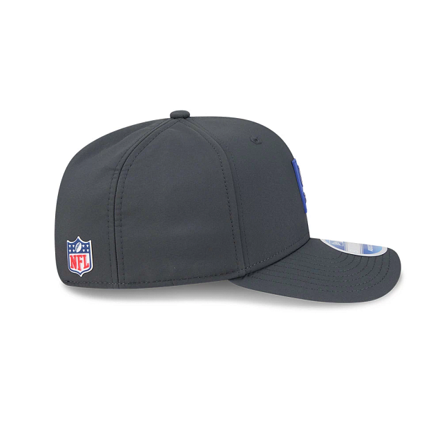 Indianapolis Colts NFL New Era Men Charcoal 9Seventy 2025 Sideline Stretch Snapback product image 4, provided for visual