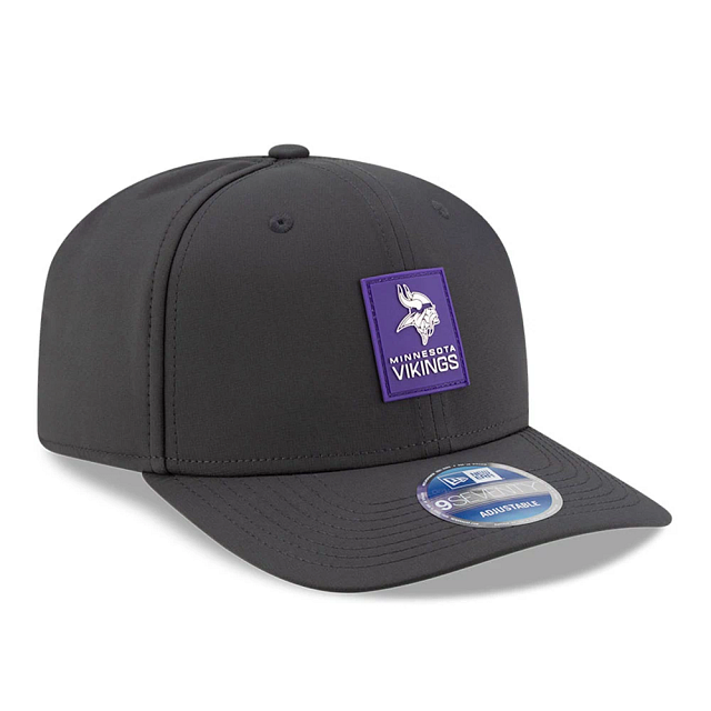 Minnesota Vikings NFL New Era Men Charcoal 9Seventy 2025 Sideline Stretch Snapback product image 3, provided for visual