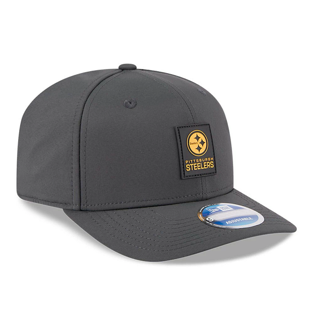 Pittsburgh Steelers NFL New Era Men Charcoal 9Seventy 2025 Sideline Stretch Snapback product image 4, provided for visual