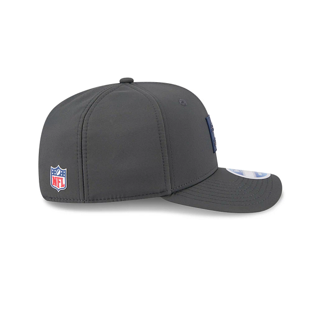 Seattle Seahawks NFL New Era Men Charcoal 9Seventy 2025 Sideline Stretch Snapback product image 5, provided for visual