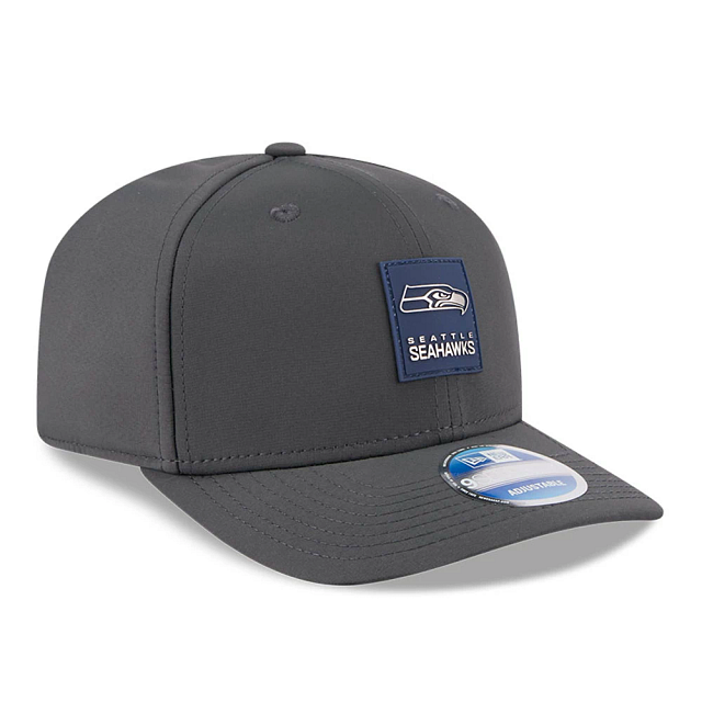 Seattle Seahawks NFL New Era Men Charcoal 9Seventy 2025 Sideline Stretch Snapback product image 3, provided for visual