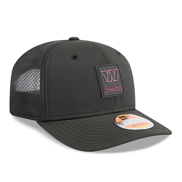 Washington Commanders NFL New Era Men Charcoal 9Seventy 2025 Sideline Hot Weather Trucker Snapback product image 4, provided