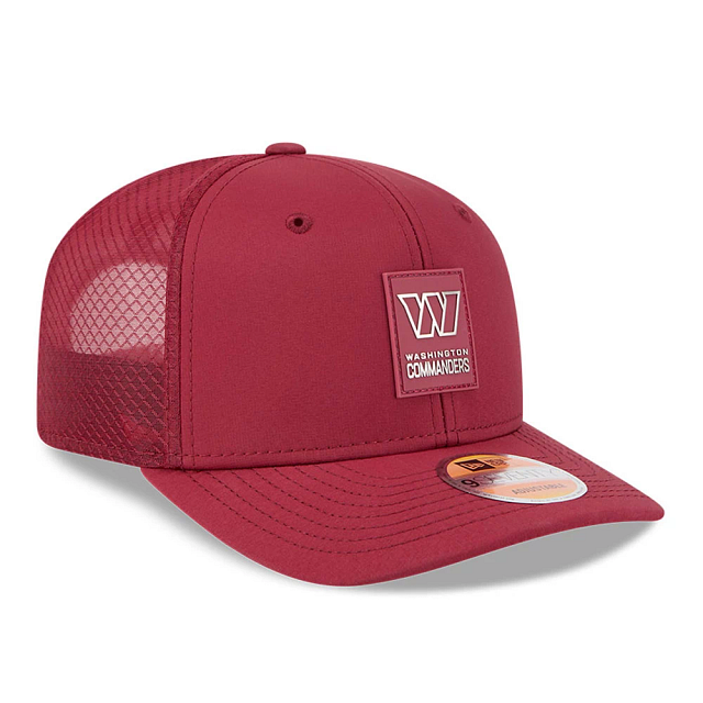Washington Commanders NFL New Era Men Burgundy 9Seventy 2025 Sideline Hot Weather Trucker Snapback product image 4, provided