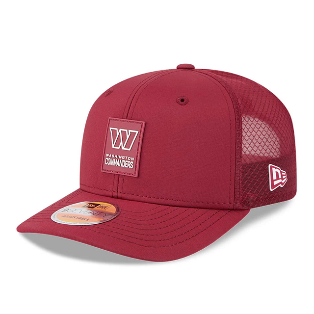 Washington Commanders NFL New Era Men Burgundy 9Seventy 2025 Sideline Hot Weather Trucker Snapback product image 1, provided