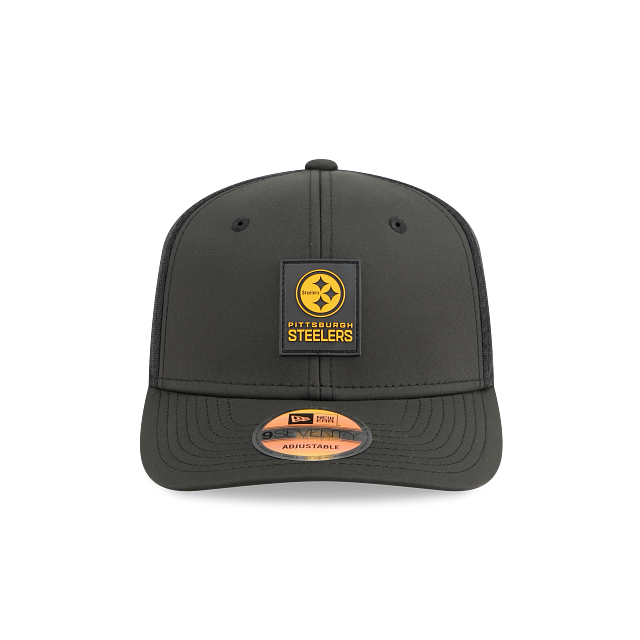 Pittsburgh Steelers NFL New Era Men Charcoal 9Seventy 2025 Sideline Hot Weather Trucker Snapback product image 7, provided