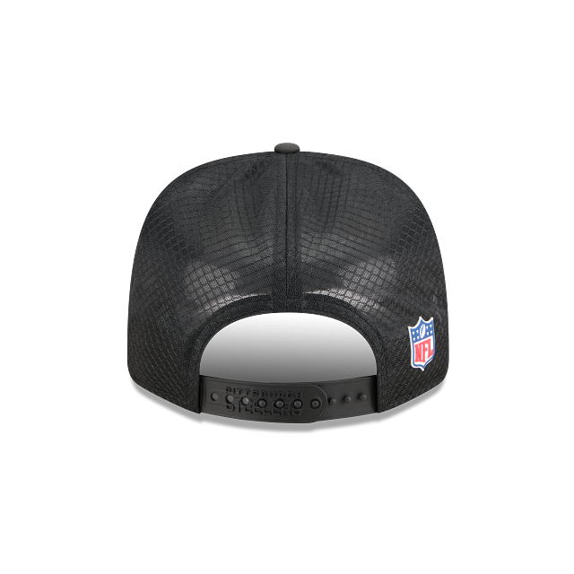 Pittsburgh Steelers NFL New Era Men Charcoal 9Seventy 2025 Sideline Hot Weather Trucker Snapback product image 2, provided