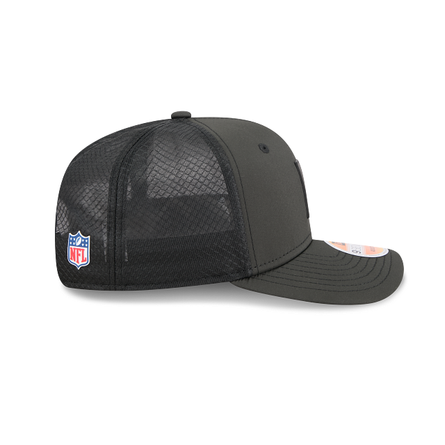 Pittsburgh Steelers NFL New Era Men Charcoal 9Seventy 2025 Sideline Hot Weather Trucker Snapback product image 4, provided