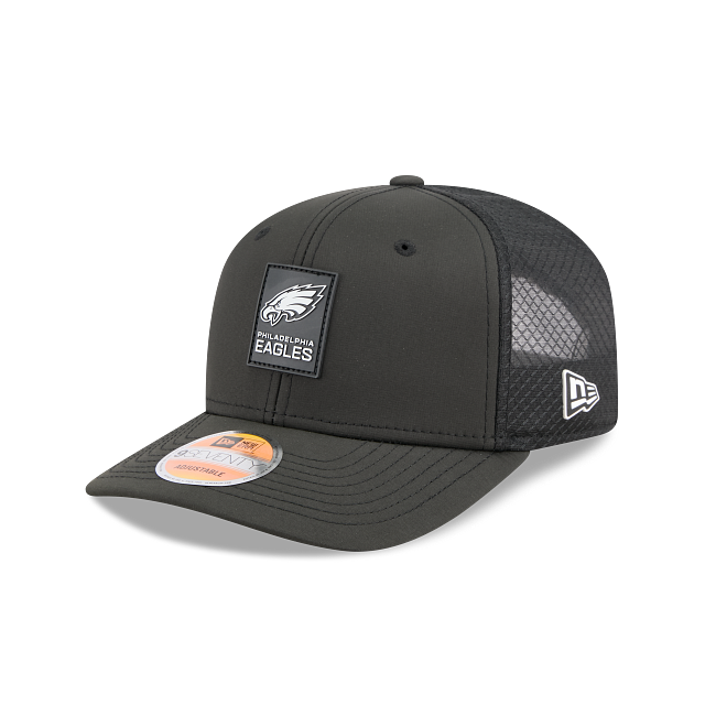 Philadelphia Eagles NFL New Era Men Charcoal 9Seventy 2025 Sideline Hot Weather Trucker Snapback product image 1, provided