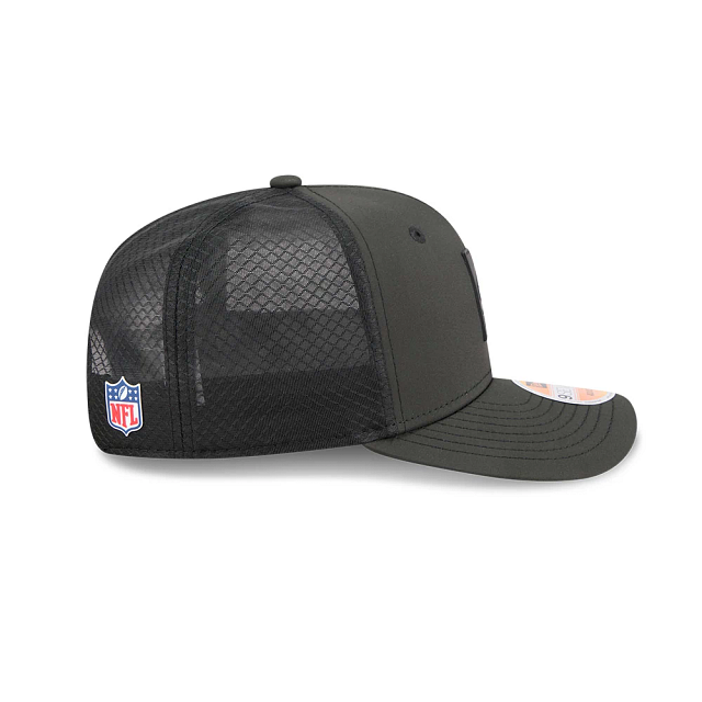 Philadelphia Eagles NFL New Era Men Charcoal 9Seventy 2025 Sideline Hot Weather Trucker Snapback product image 4, provided