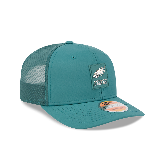 Philadelphia Eagles NFL New Era Men Midnight Green 9Seventy 2025 Sideline Hot Weather Trucker Snapback product image 5,