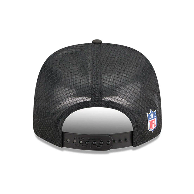 New York Jets NFL New Era Men Charcoal 9Seventy 2025 Sideline Hot Weather Trucker Snapback product image 2, provided for