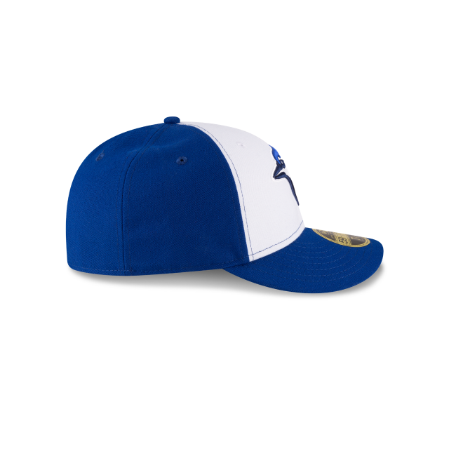 Toronto Blue Jays MLB New Era Men White Royal 59Fifty Low Profile Authentic Collection On Field Hat product image 3,
