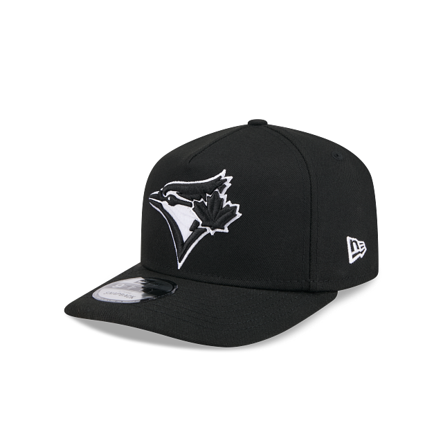 Toronto Blue Jays MLB New Era Men Black White 9Fifty A-Frame Snapback product image 1, provided for visual reference and
