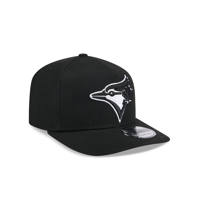 Toronto Blue Jays MLB New Era Men Black White 9Fifty A-Frame Snapback product image 3, provided for visual reference and