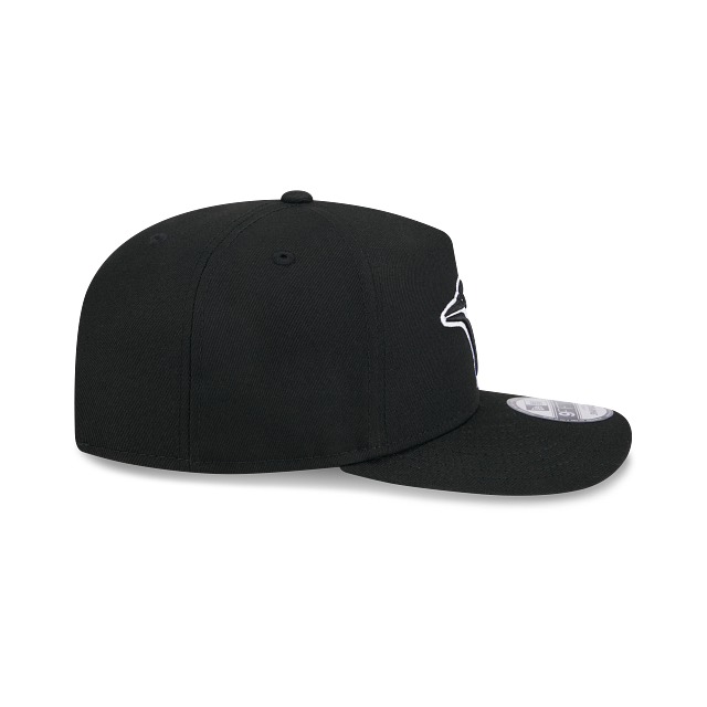 Toronto Blue Jays MLB New Era Men Black White 9Fifty A-Frame Snapback product image 6, provided for visual reference and