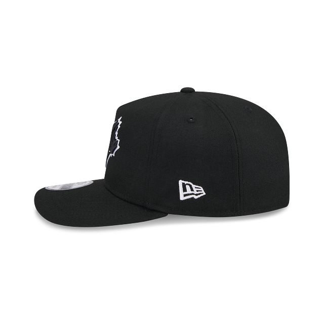 Toronto Blue Jays MLB New Era Men Black White 9Fifty A-Frame Snapback product image 7, provided for visual reference and