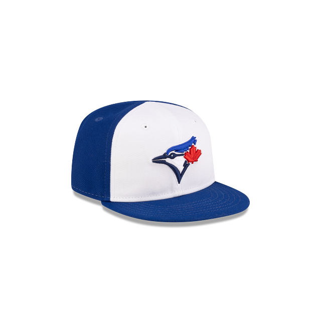 Toronto Blue Jays MLB New Era Infant White/Royal Blue 59Fifty My 1st Cap Fitted Hat product image 7, provided for visual