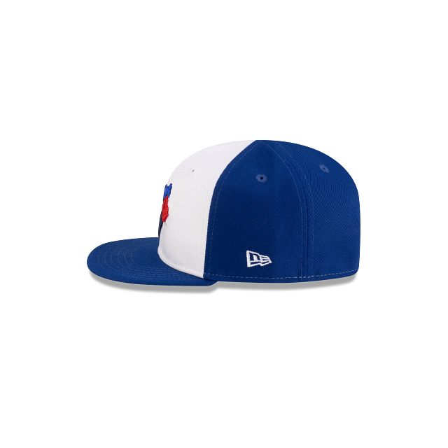 Toronto Blue Jays MLB New Era Infant White/Royal Blue 59Fifty My 1st Cap Fitted Hat product image 6, provided for visual