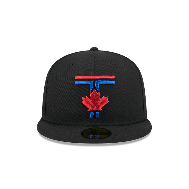Toronto Blue Jays MLB New Era Men Black 59Fifty 2024 City Connect Fitted Hat product image 4, provided for visual reference
