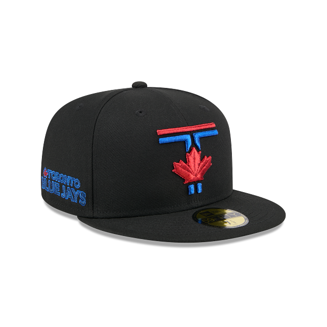 Toronto Blue Jays MLB New Era Men Black 59Fifty 2024 City Connect Fitted Hat product image 5, provided for visual reference