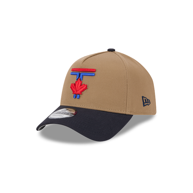 Toronto Blue Jays MLB New Era Men Khaki/Black 2024 City Connect 9Forty A-Frame Snapback product image 1, provided for visual