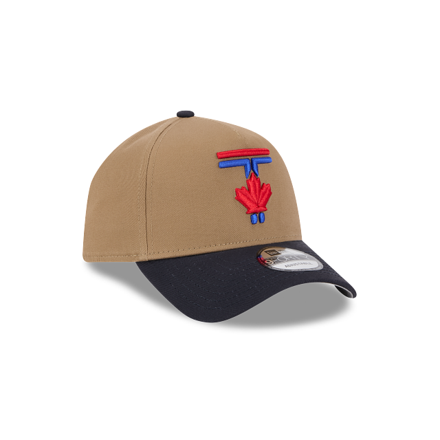 Toronto Blue Jays MLB New Era Men Khaki/Black 2024 City Connect 9Forty A-Frame Snapback product image 4, provided for visual