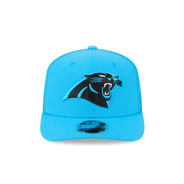 Carolina Panthers NFL New Era Men Blue 9Seventy Stretch Trucker Snapback product image 4, provided for visual reference and