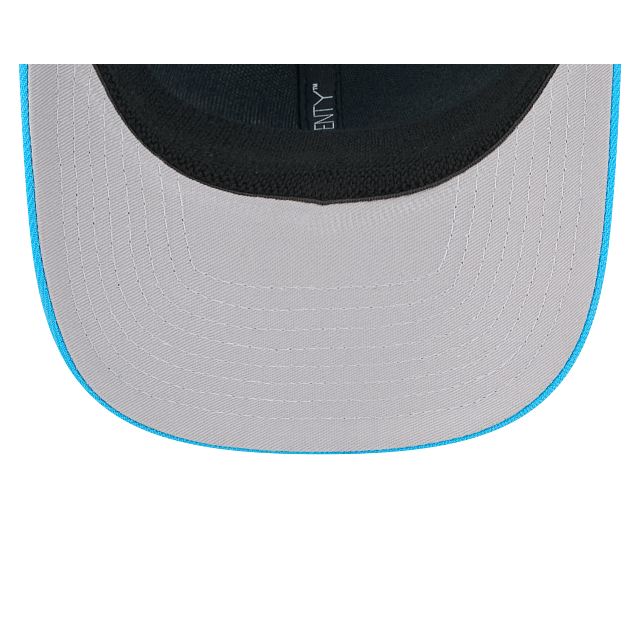 Carolina Panthers NFL New Era Men Blue 9Seventy Stretch Trucker Snapback product image 3, provided for visual reference and