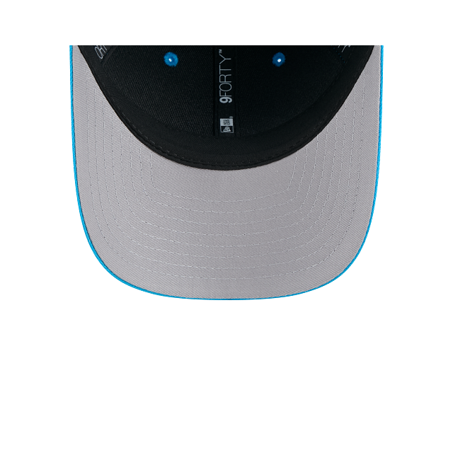 Carolina Panthers NFL New Era Men Carolina Blue 9FORTY M-Crown Snapback Game Hat product image 7, provided for visual