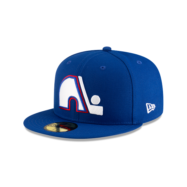 Quebec Nordiques NHL New Era Men Royal Blue Vintage Collection 59Fifty Basic Fitted Hat product image 1, provided for visual