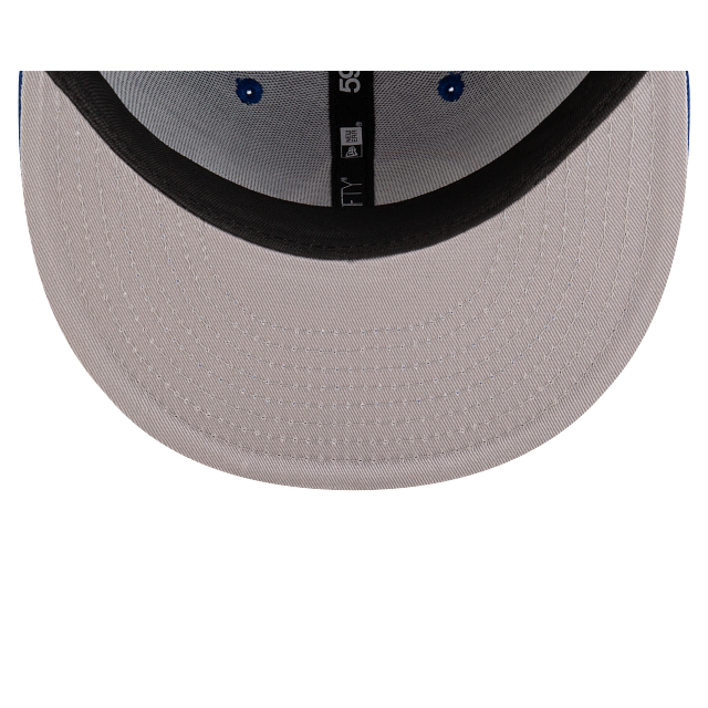 Quebec Nordiques NHL New Era Men Royal Blue Vintage Collection 59Fifty Basic Fitted Hat product image 3, provided for visual
