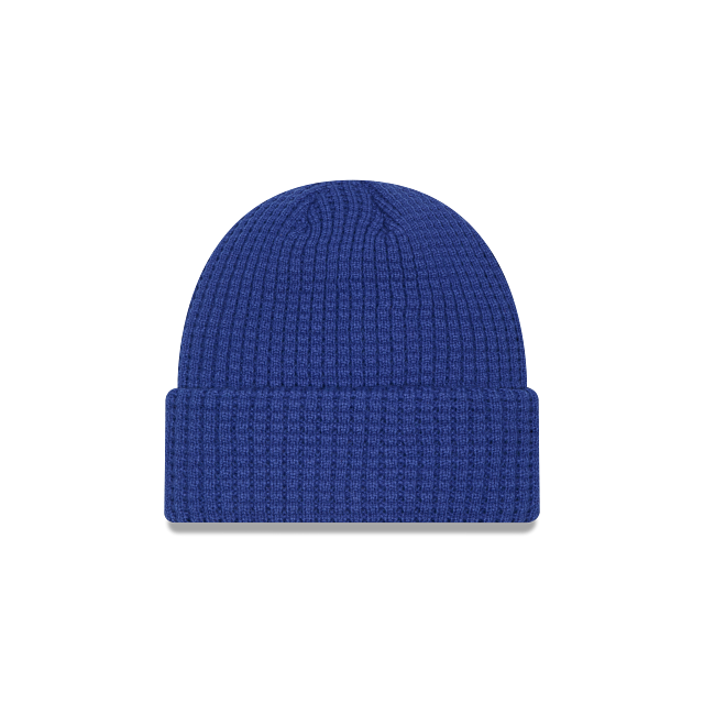 Quebec Nordiques NHL New Era Men Royal Waffle Beanie Knit Hat product image 2, provided for visual reference and product