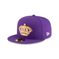 Los Angeles Kings NHL New Era Men Purple Vintage Collection 59Fifty Fitted Hat product image 1, provided for visual