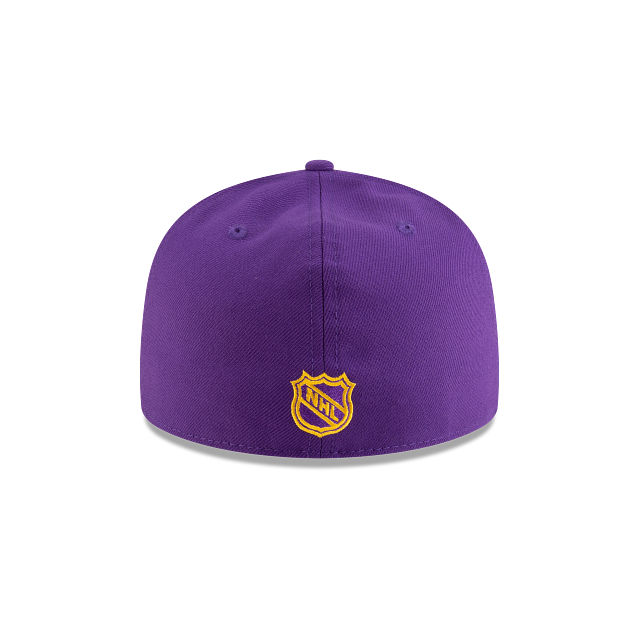 Los Angeles Kings NHL New Era Men Purple Vintage Collection 59Fifty Fitted Hat product image 2, provided for visual