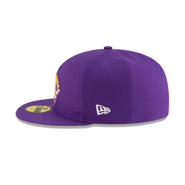 Los Angeles Kings NHL New Era Men Purple Vintage Collection 59Fifty Fitted Hat product image 5, provided for visual