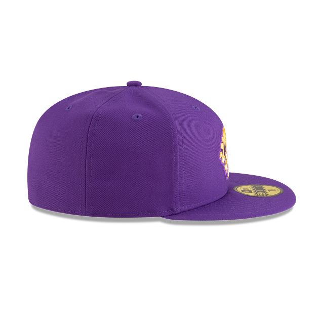 Los Angeles Kings NHL New Era Men Purple Vintage Collection 59Fifty Fitted Hat product image 4, provided for visual