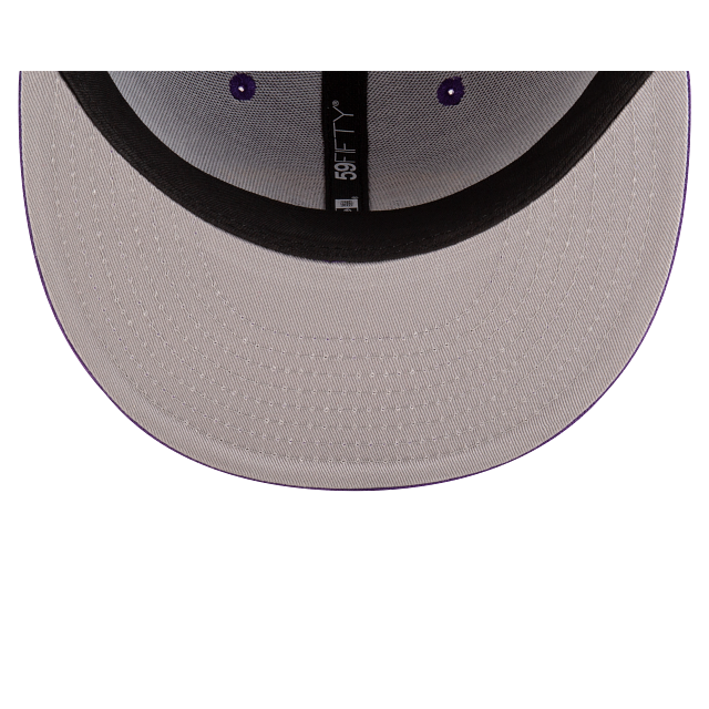 Los Angeles Kings NHL New Era Men Purple Vintage Collection 59Fifty Fitted Hat product image 3, provided for visual