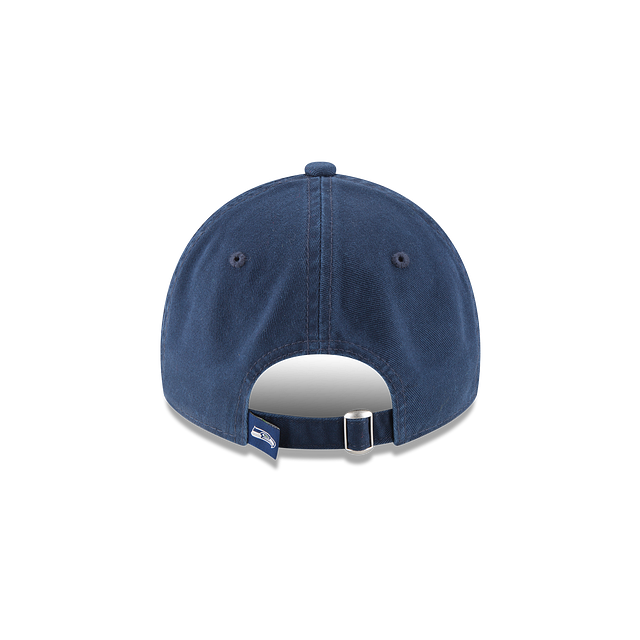 Seattle Seahawks NFL New Era Men Navy 9Twenty Core Classic Adjustable Hat product image 2, provided for visual reference and