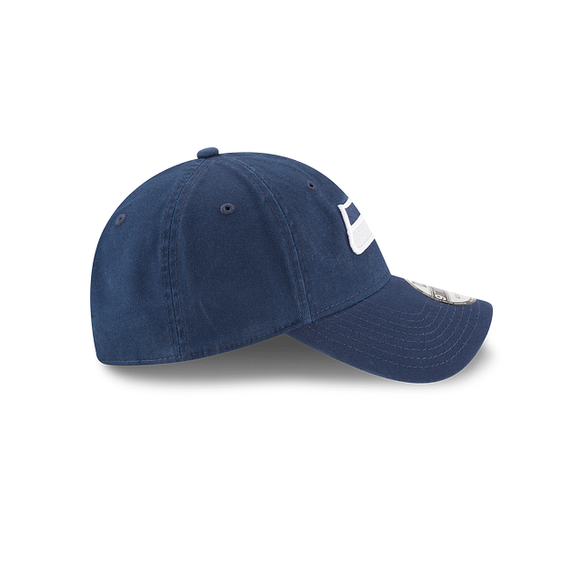 Seattle Seahawks NFL New Era Men Navy 9Twenty Core Classic Adjustable Hat product image 6, provided for visual reference and