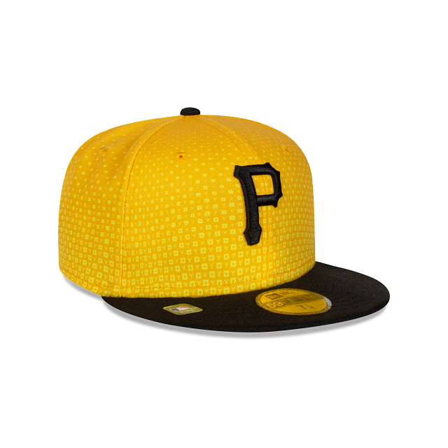 Pittsburgh Pirates MLB New Era Men Yellow Black 59Fifty 2023 City Connect Fitted Hat product image 2, provided for visual