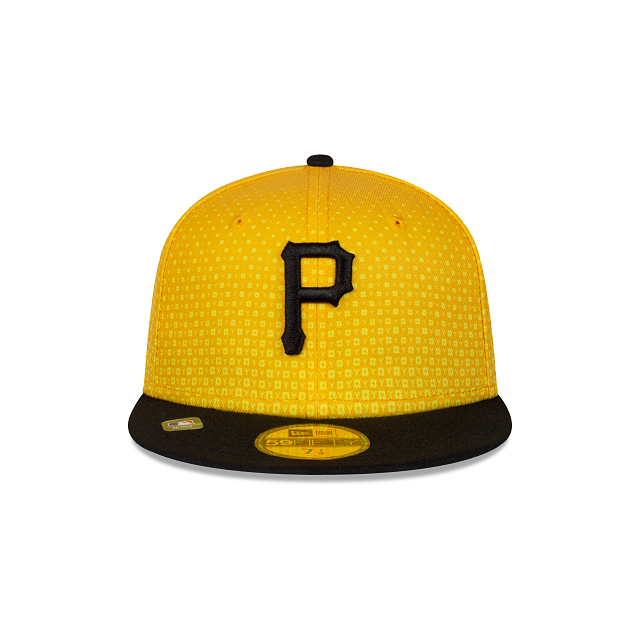 Pittsburgh Pirates MLB New Era Men Yellow Black 59Fifty 2023 City Connect Fitted Hat product image 3, provided for visual