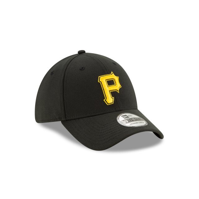 Pittsburgh Pirates MLB New Era Men Black 39Thirty Alternate Team Classic Stretch Fit Hat product image 2, provided for