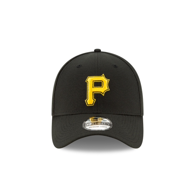 Pittsburgh Pirates MLB New Era Men Black 39Thirty Alternate Team Classic Stretch Fit Hat product image 3, provided for