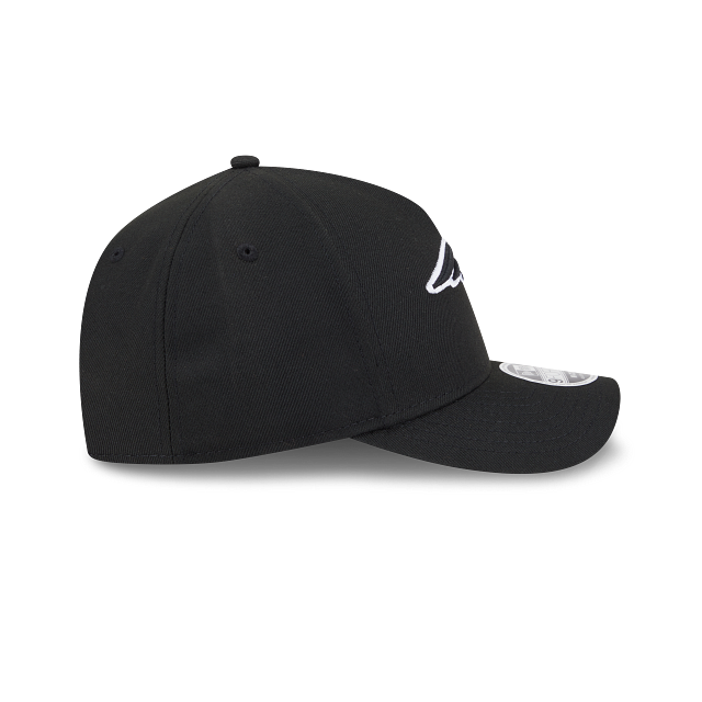 New England Patriots NFL New Era Men Black White 9FORTY M-Crown Adjustable A-Frame Hat product image 6, provided for visual