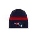 New England Patriots NFL New Era Men Navy Cuff Knit Beanie Hat product image 1, provided for visual reference and product