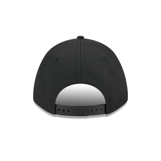 New England Patriots NFL New Era Men Black on Black 9FORTY M-Crown Adjustable A-Frame Hat product image 2, provided for