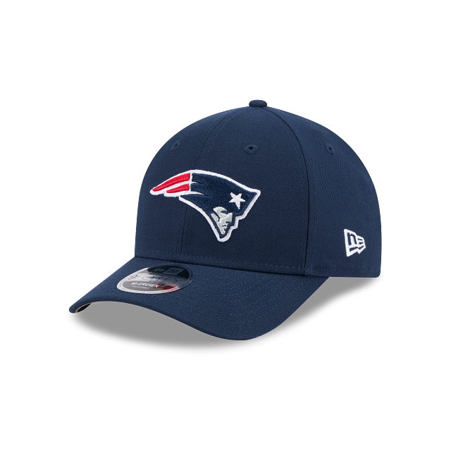 New England Patriots NFL New Era Men Navy 9FORTY M-Crown Snapback Team Hat product image 1, provided for visual reference