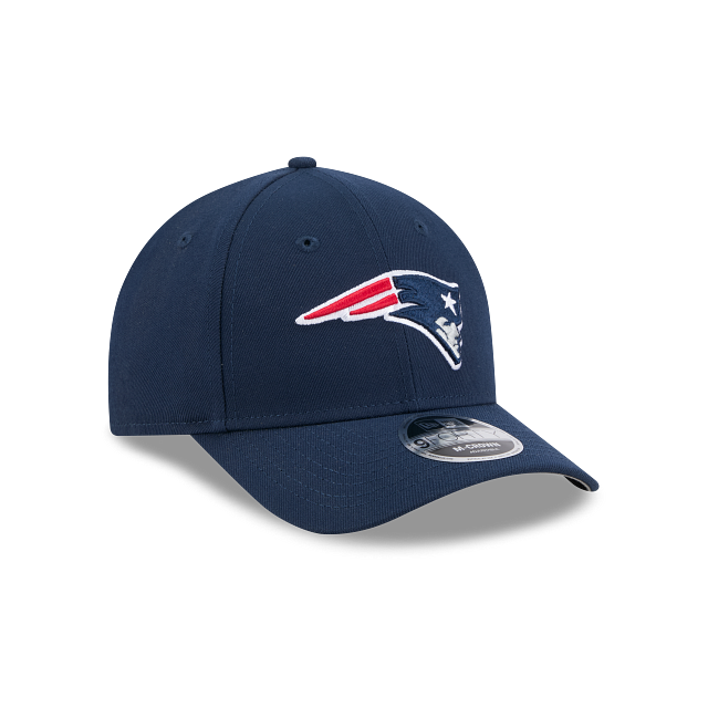 New England Patriots NFL New Era Men Navy 9FORTY M-Crown Snapback Team Hat product image 4, provided for visual reference