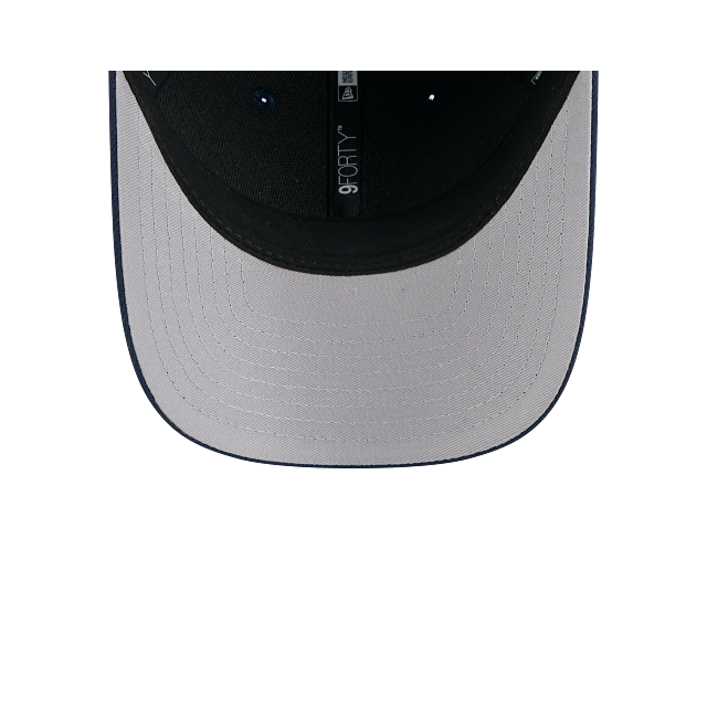 New England Patriots NFL New Era Men Navy 9FORTY M-Crown Snapback Team Hat product image 7, provided for visual reference